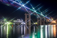 城ヶ島大橋　ライトアップ