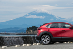 七里ヶ浜の富士山