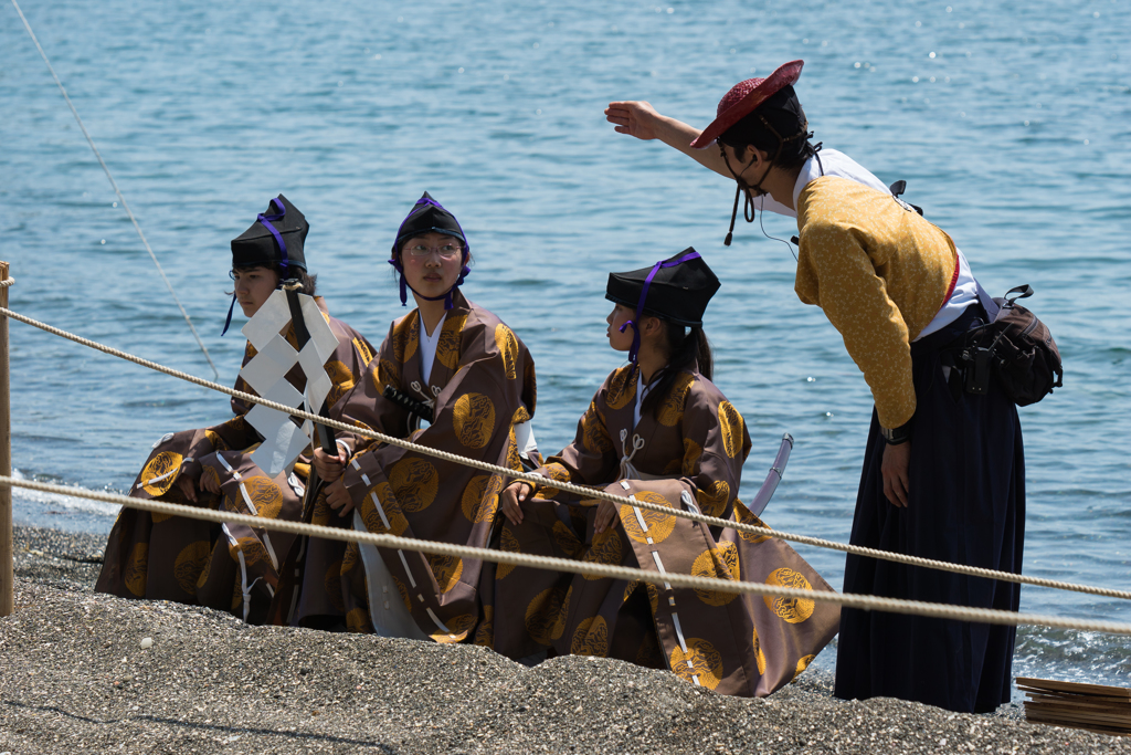 道寸祭り　打ち合わせ風景