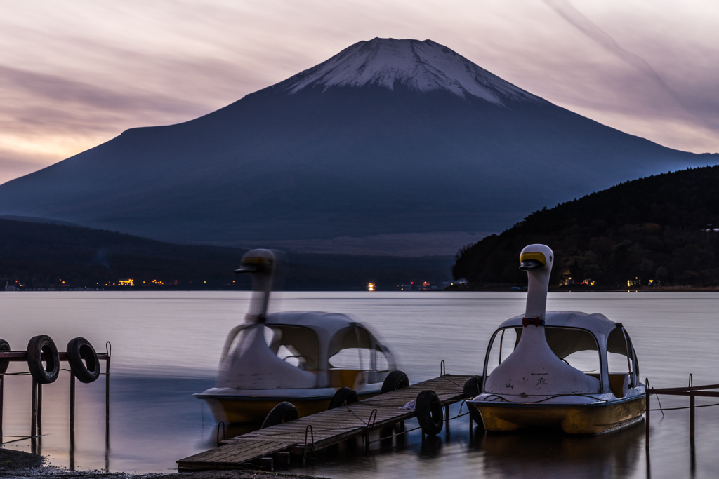 山中湖からの富士山