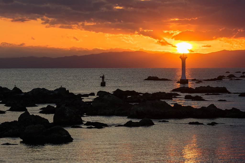 裕次郎灯台　夕景