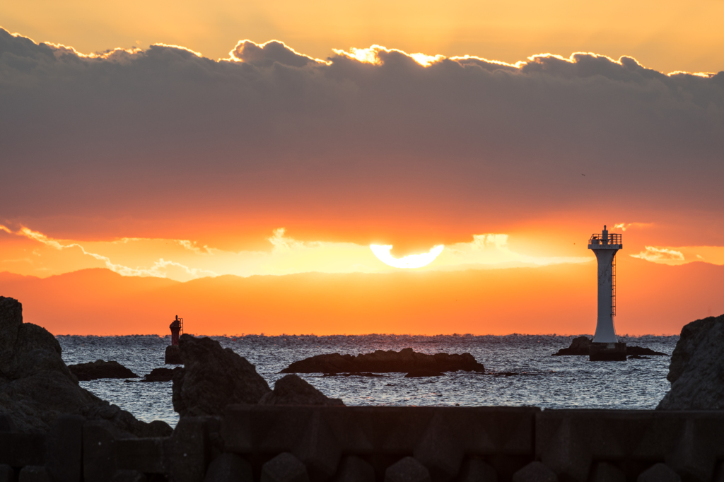 森戸夕景