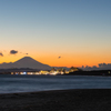 茅ヶ崎海岸夕景