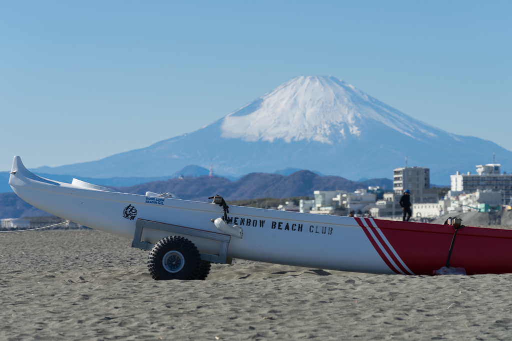 茅ヶ崎からの富士山