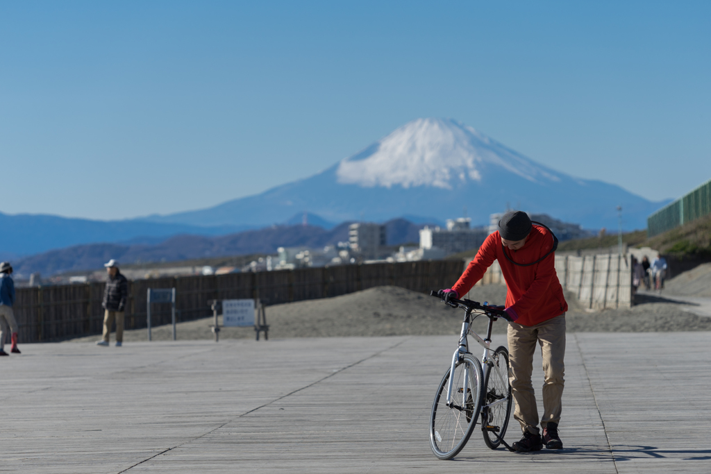 茅ヶ崎からの富士山