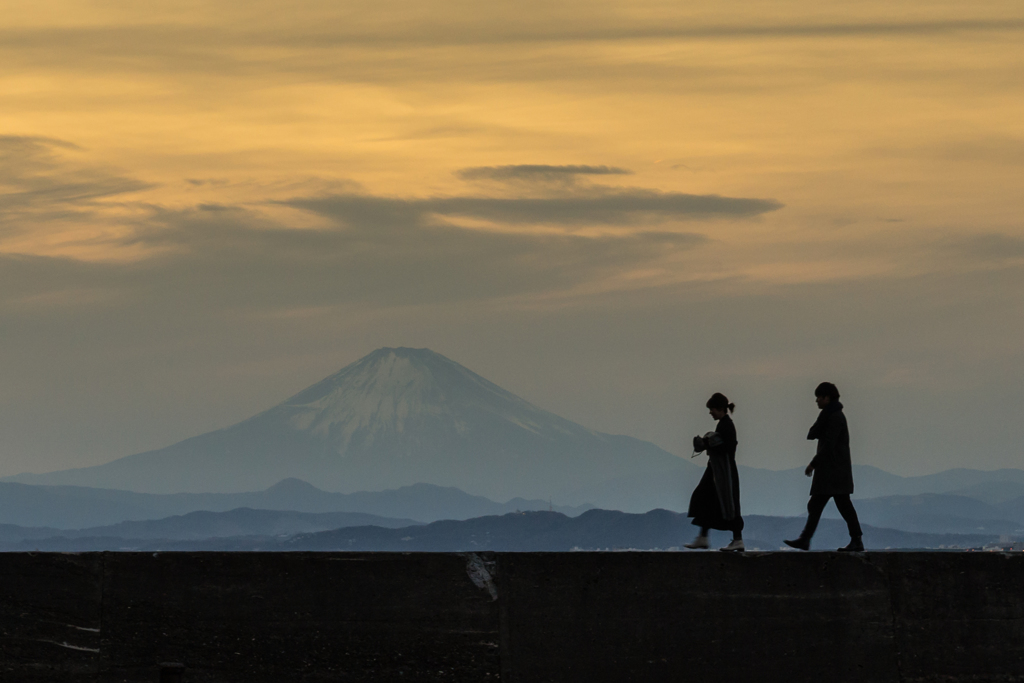 江ノ島の夕暮れ