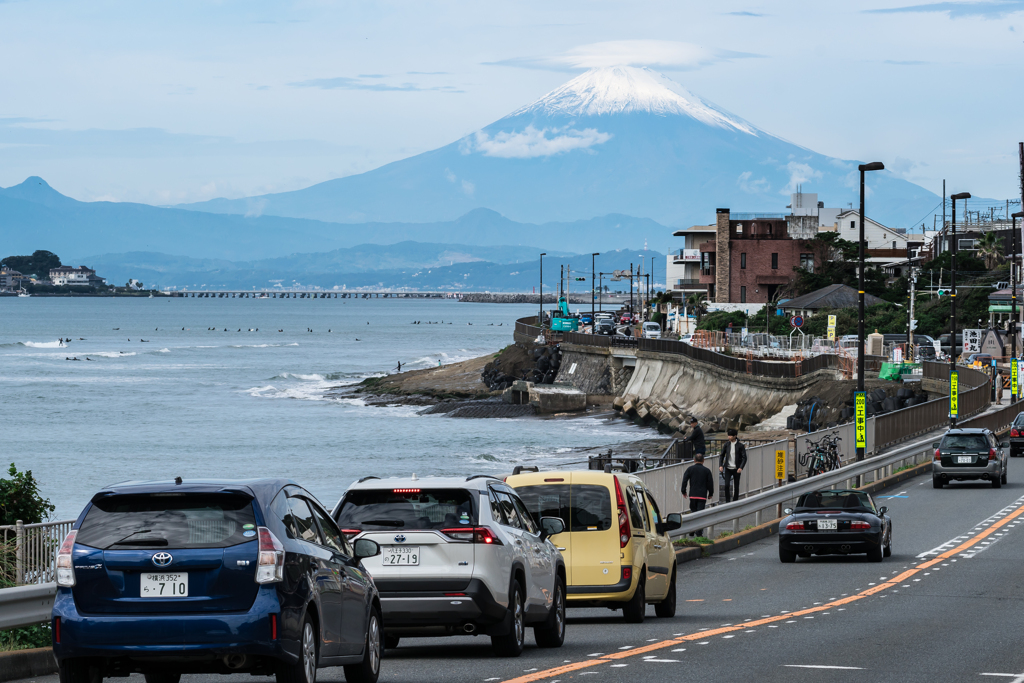 稲村ヶ崎からの富士山