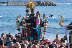 江ノ島　寒中神輿2020