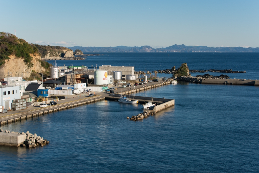 城ヶ島大橋から千葉方面