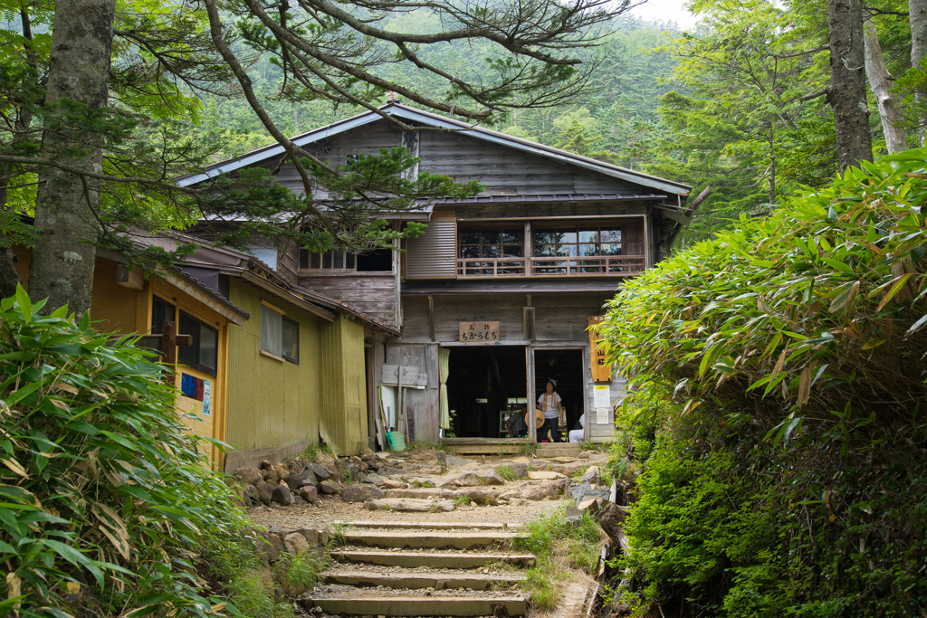 御嶽山　七合目山小屋