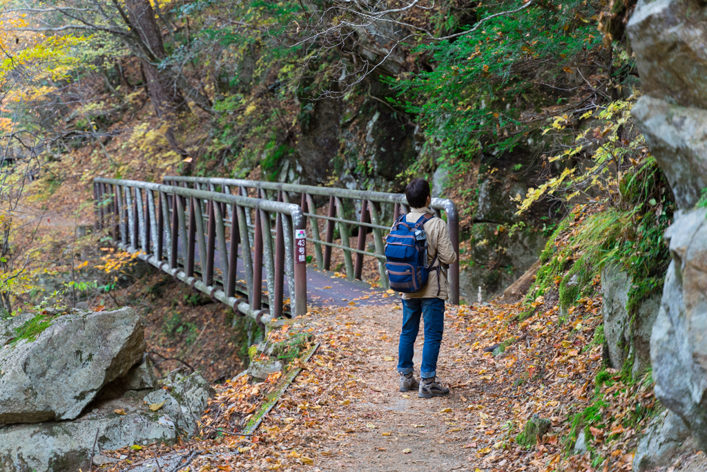 秋の西沢渓谷