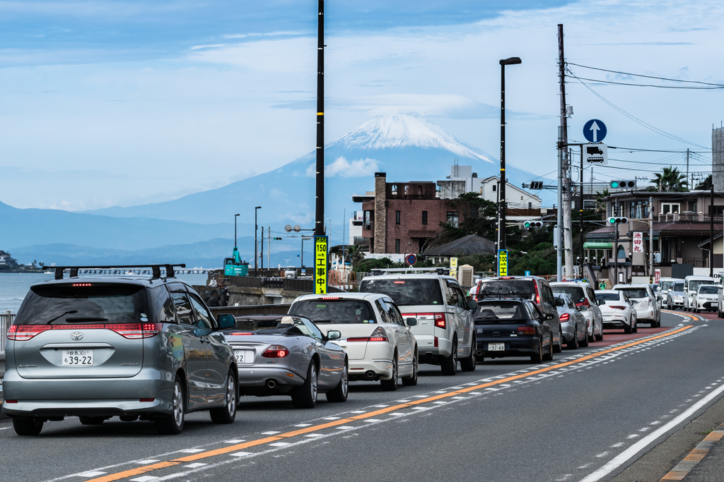 稲村ヶ崎からの富士山