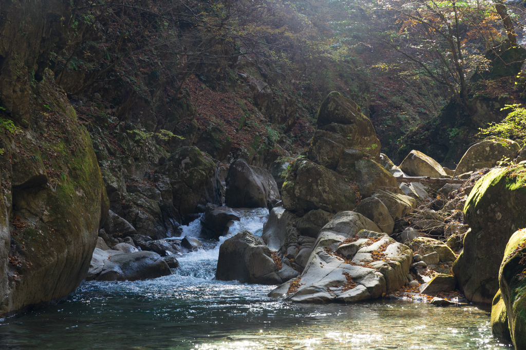 秋の西沢渓谷