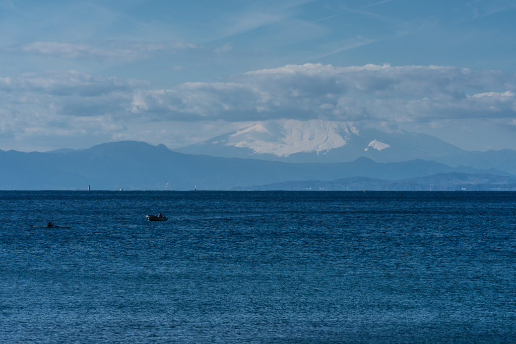 富士山が見えなかった秋谷