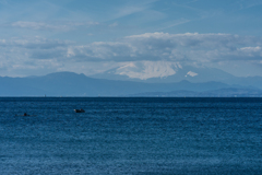 富士山が見えなかった秋谷