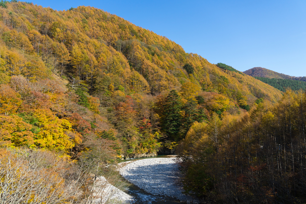 秋の西沢渓谷