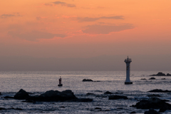 森戸海岸　夕景
