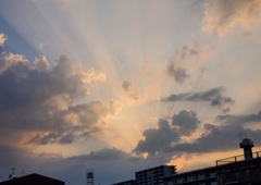 帰路の空