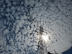 今日の空