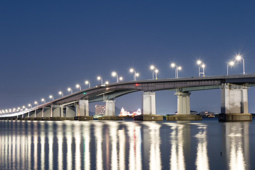 夜の琵琶湖大橋14