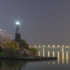 夜桜…琵琶湖の灯台2017