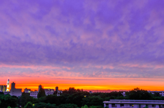 つくば夕景