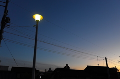 近所の街燈