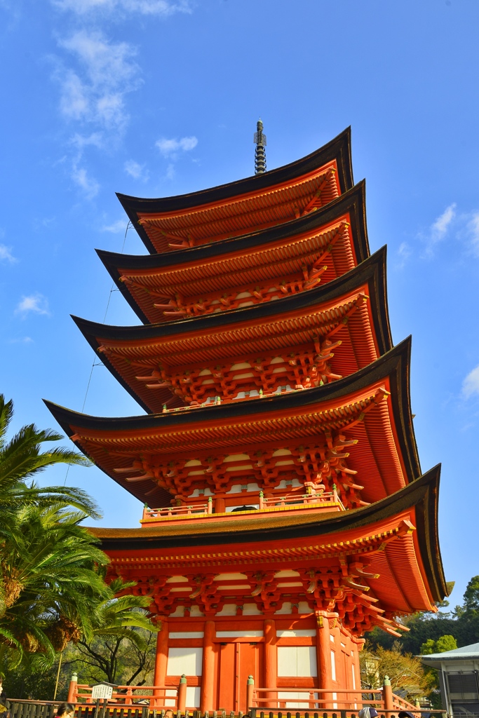 厳島神社 五重塔
