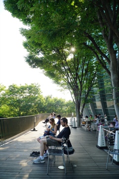 国立新美術館テラス