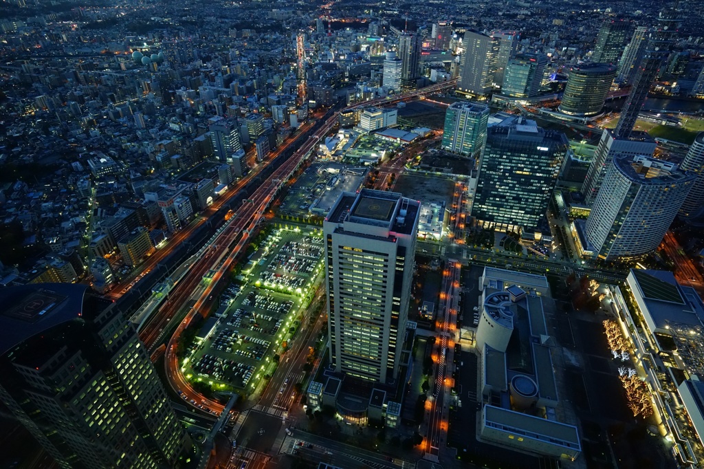 横浜・ランドマークタワーからの眺め②