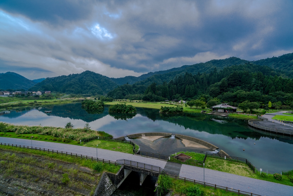 水の郷大吊り橋②