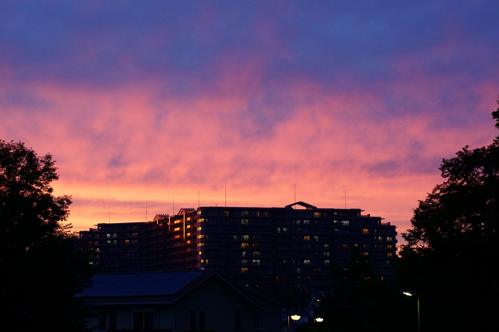 夕暮れ