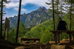 瑞牆山登山道