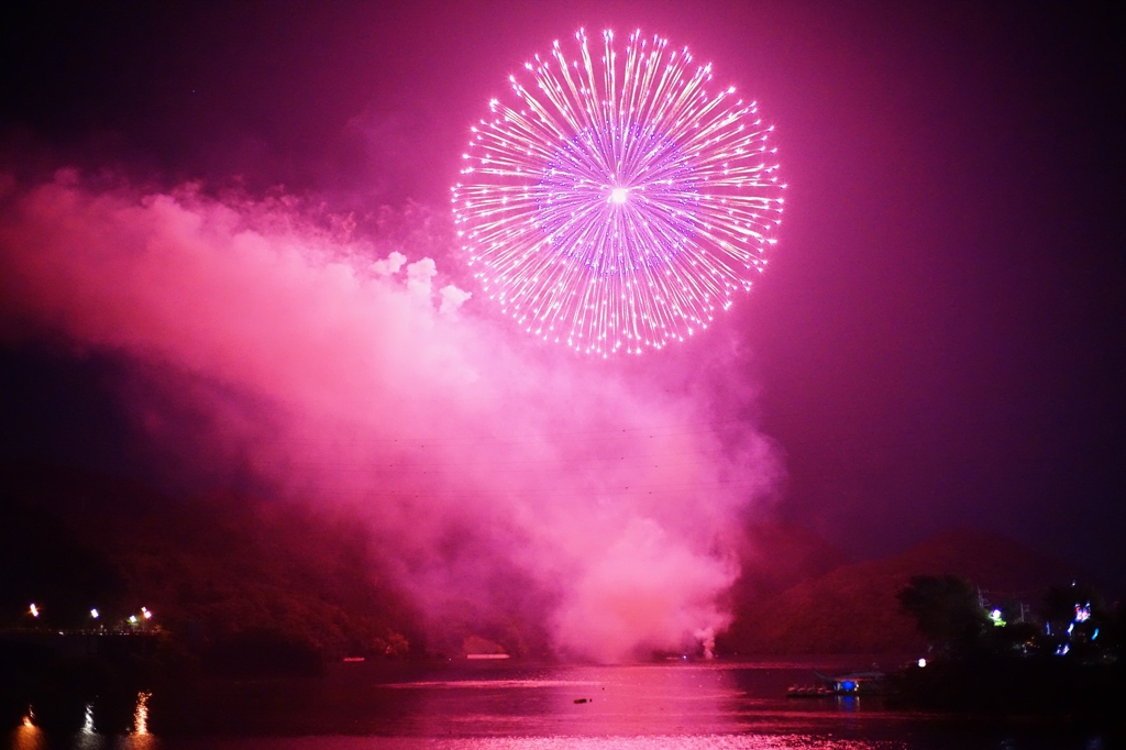 相模湖花火大会①