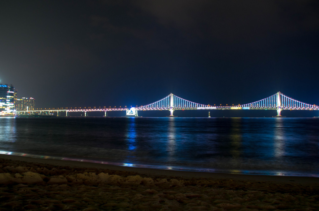 海雲台ビーチ夜