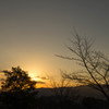 年末の夕日