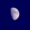 20150527日暮れの月