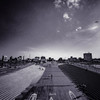 港の滑走路