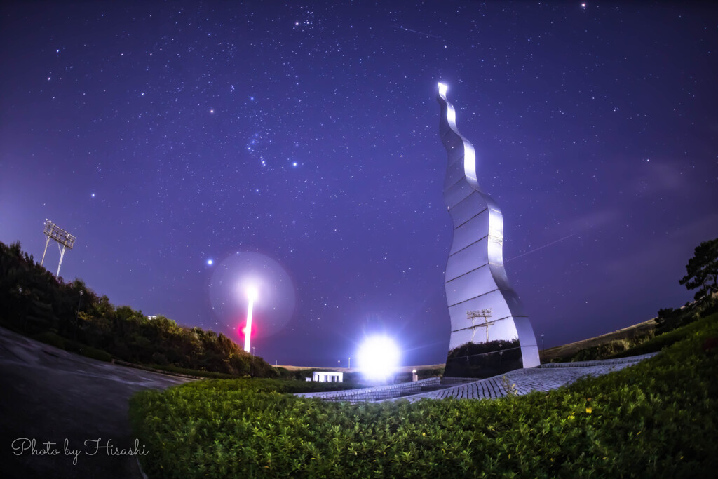 星空に流れる・・・