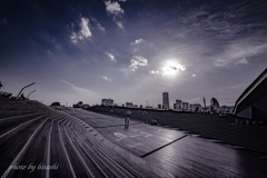 都会の空