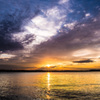 Sunset on the lake