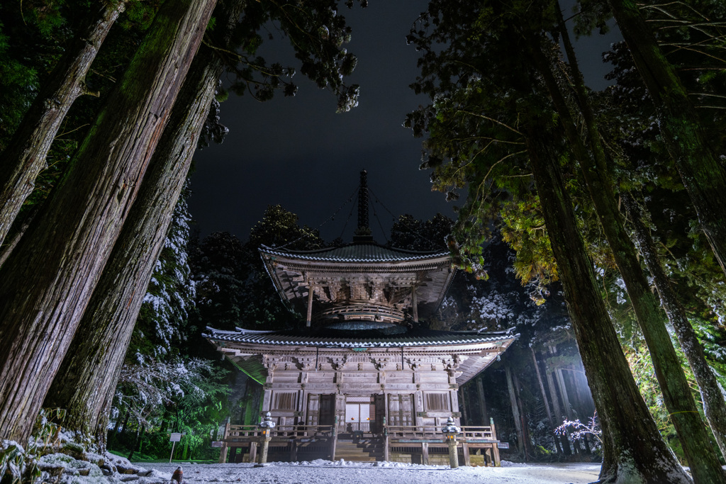 冬の西塔