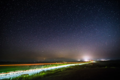 星降る夜のドライブ