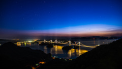 来島海峡の夜
