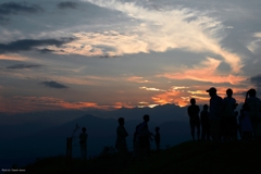 てっぺんの夕暮れ