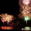秋の夜空彩る花火