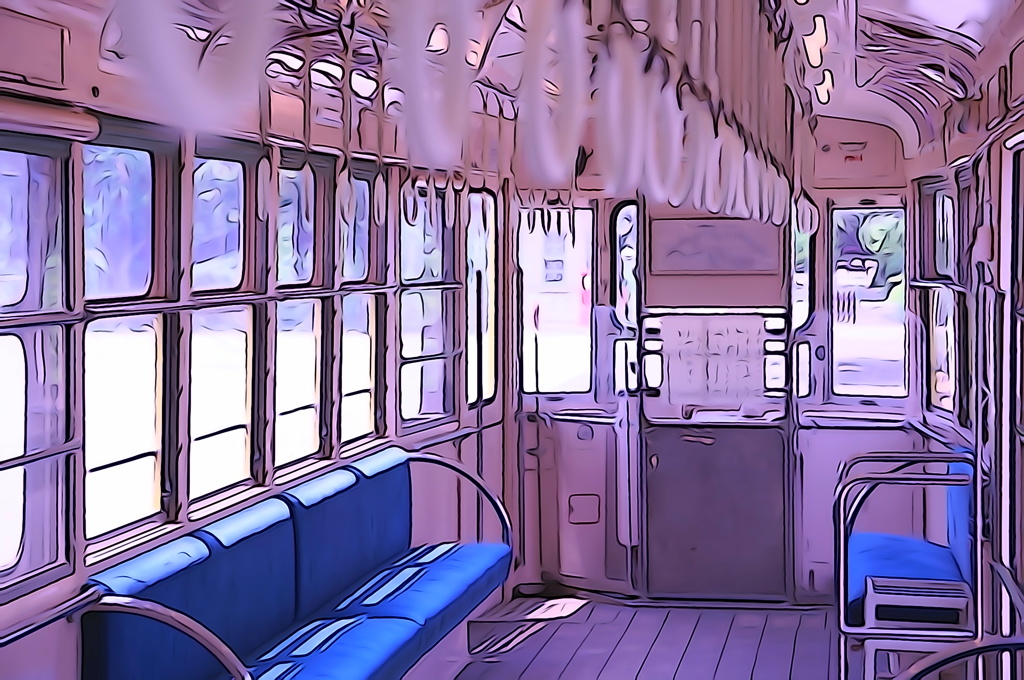 都電の車窓
