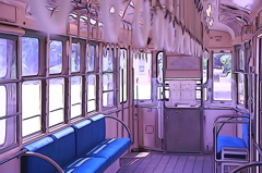 都電の車窓