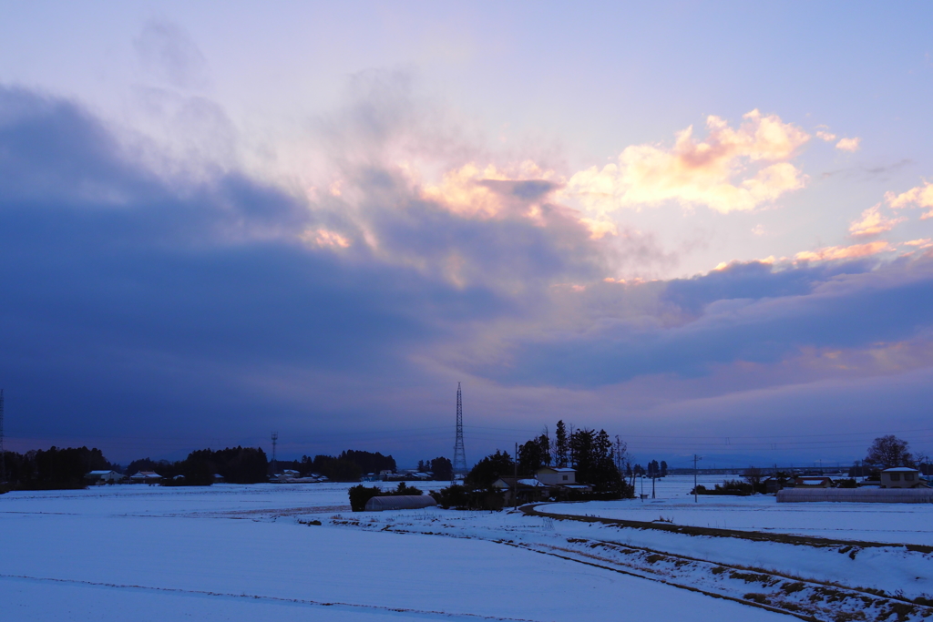 2月3日夕景