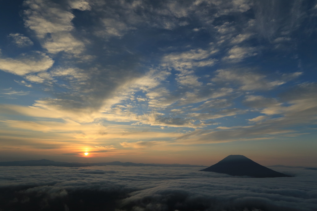 登山冥利ここに尽きれり